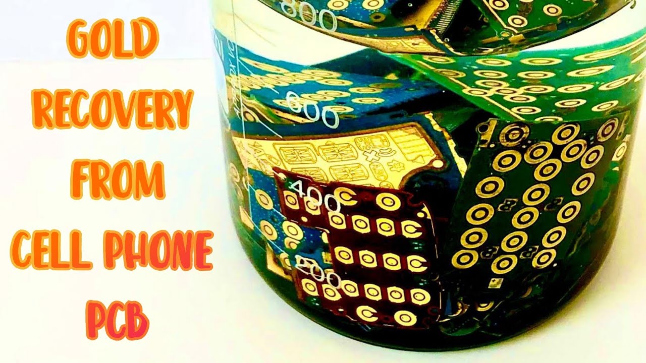 Easy Gold Recovery from Cell Phone PCB | মোবাইল ফোনের সার্কিট থেকে সোনা