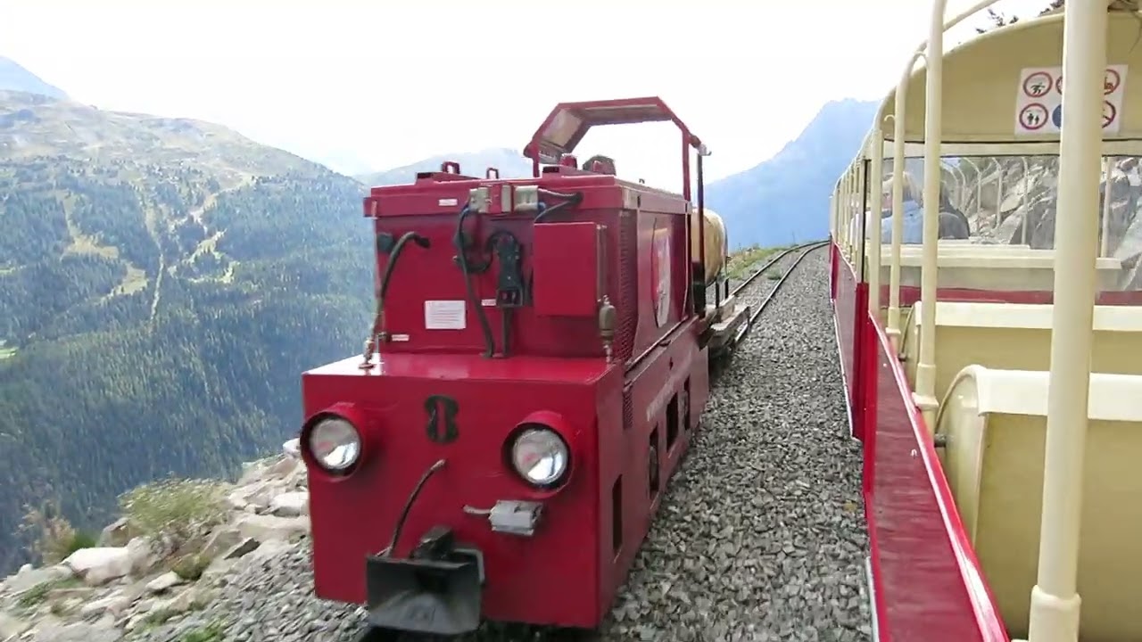 Verbindungsbahn Lac d'Emosson VerticAlp komplette Fahrt - Eisenbahn Schweiz Suisse Switzerland