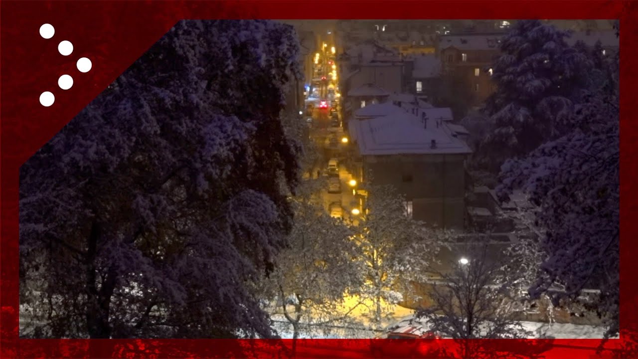 Torino, la città innevata: le immagini dal Monte dei Cappuccini
