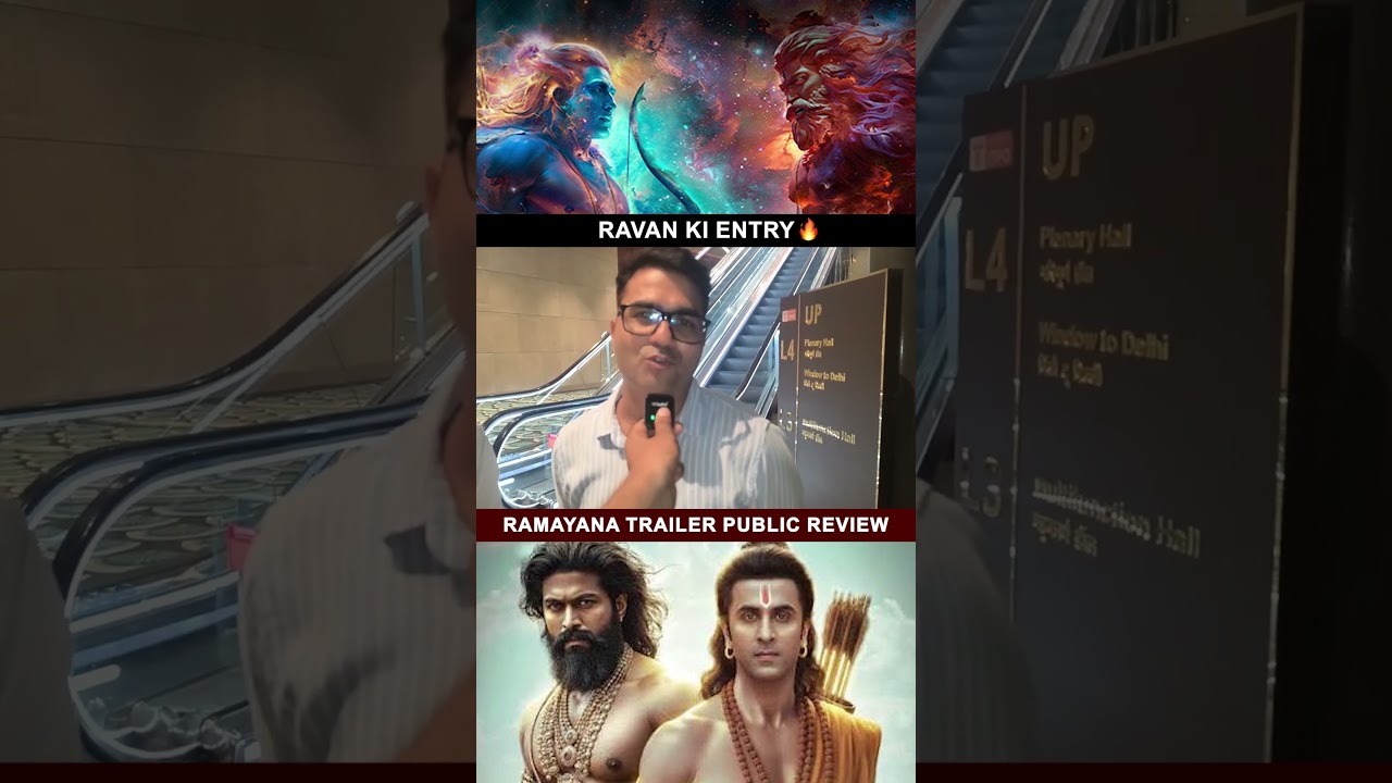 RAMYANA TRAILER PUBLIC REVIEW & REACTION #shorts