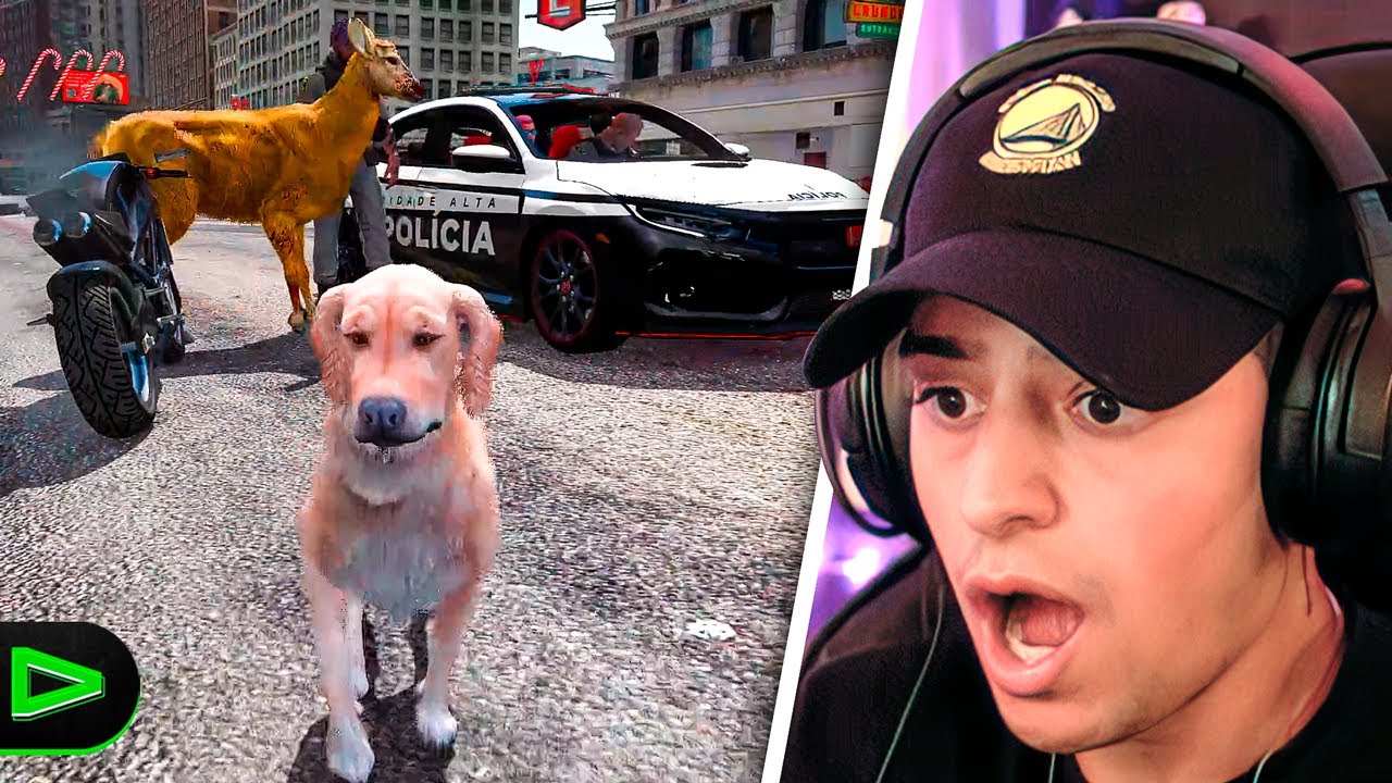 LOUD CORINGA JOGA COMO CACHORRO NO GTA!