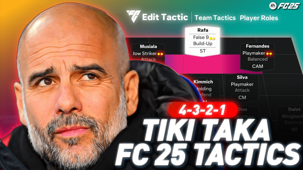 🔥⚽ UNLEASH THE PERFECT 4-3-2-1 TIKI-TAKA TACTICS IN FC 25! 🎮🔝✨