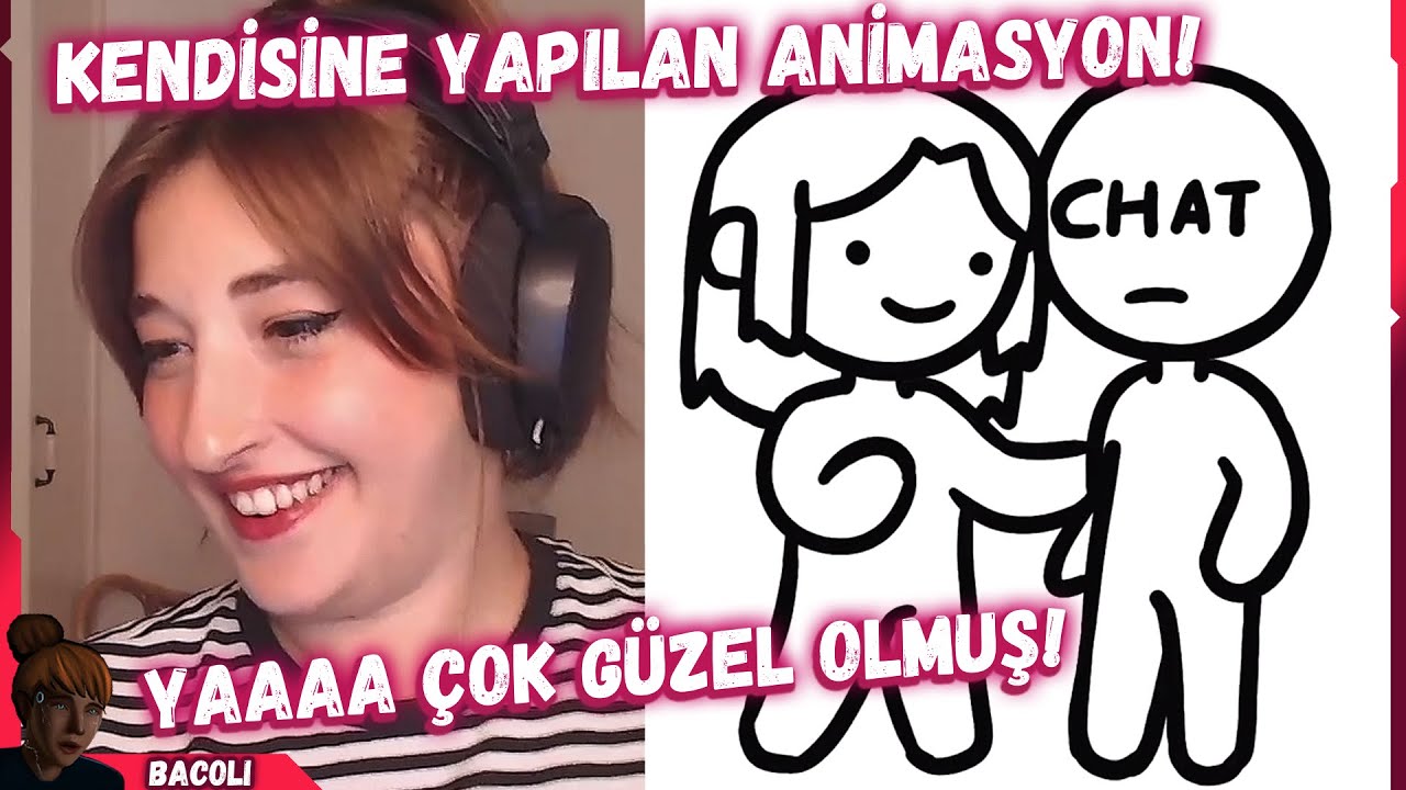 Pqueen - Kendisine Yapılan Animasyonu İzliyor! (gulo)