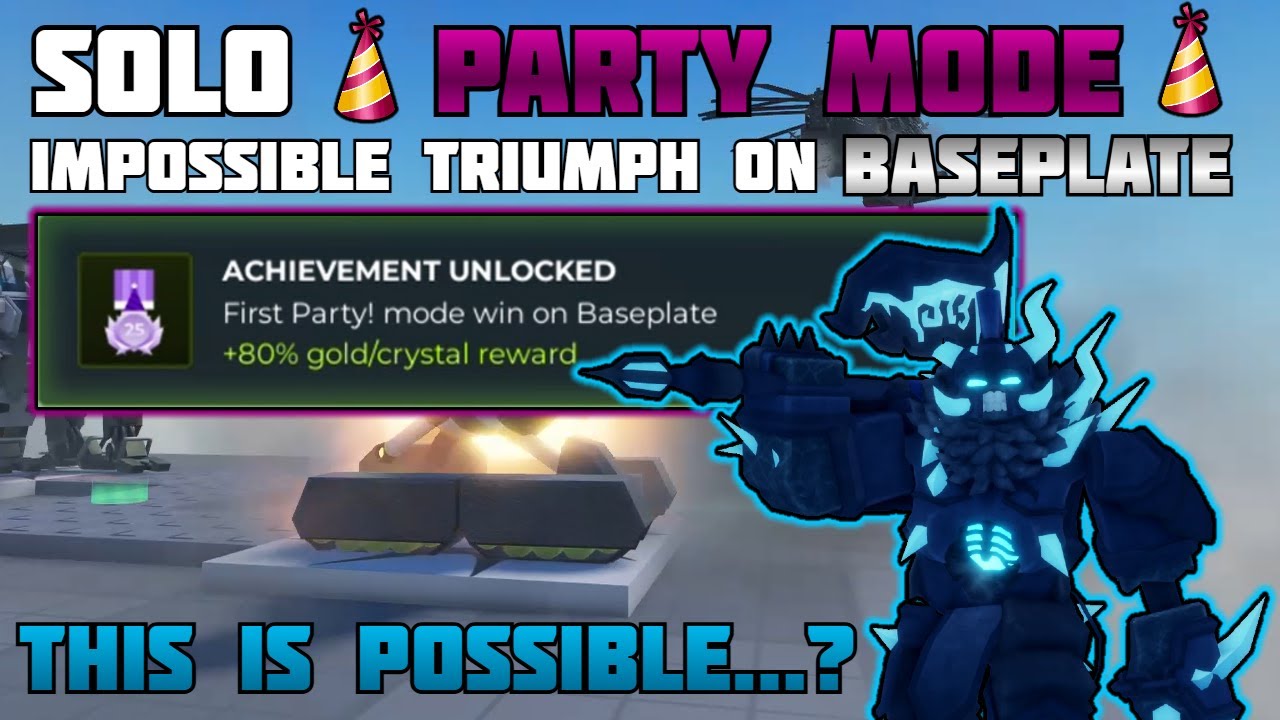 TDX | SOLO Party Mode Triumph on BASEPLATE