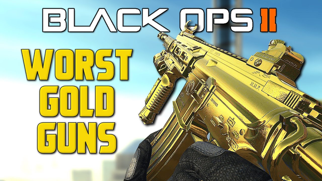 Топ-5 &laquo;ХУДШИХ&raquo; золотых пушек в Black Ops 2!