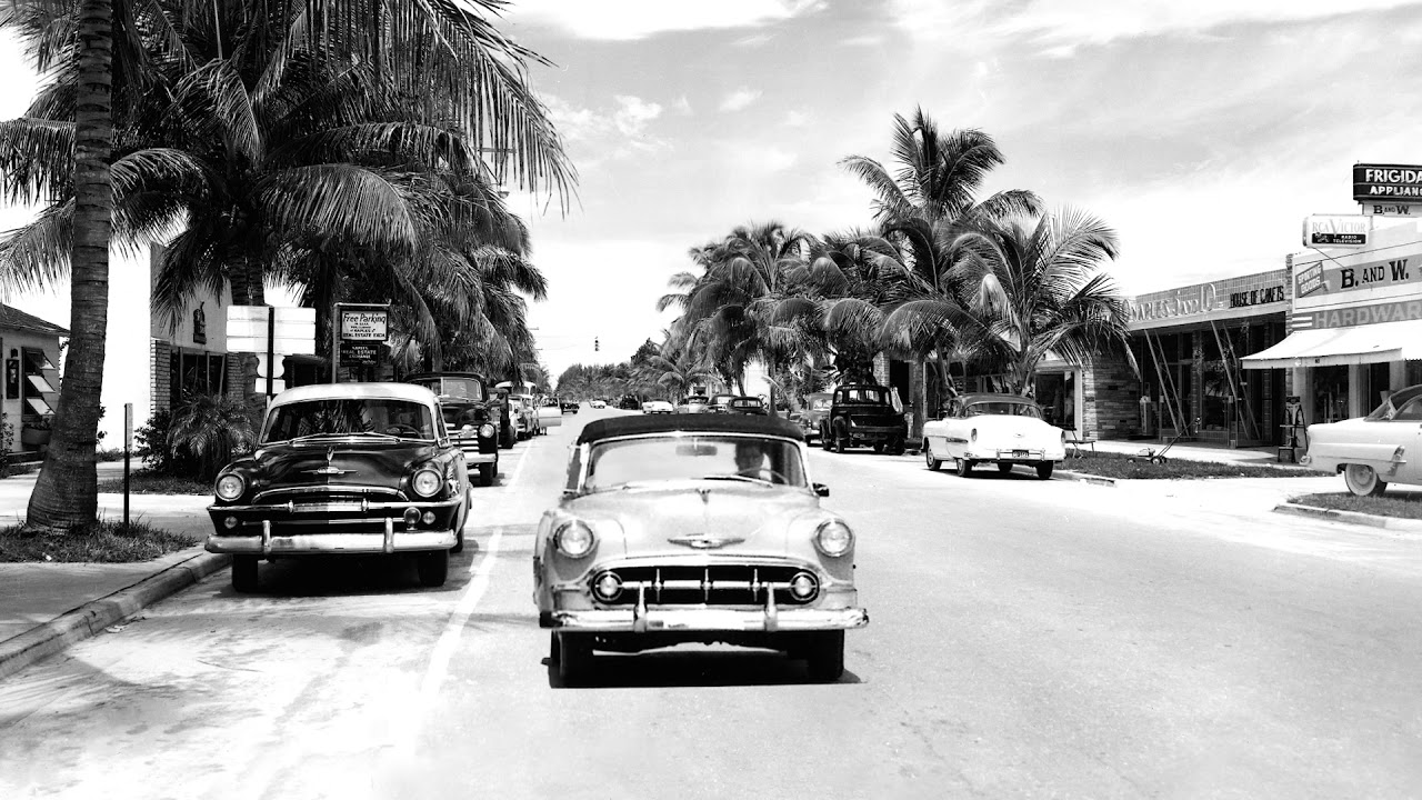 Historic Downtown Naples 5th Avenue South Naples, FL - never before seen footage 1953