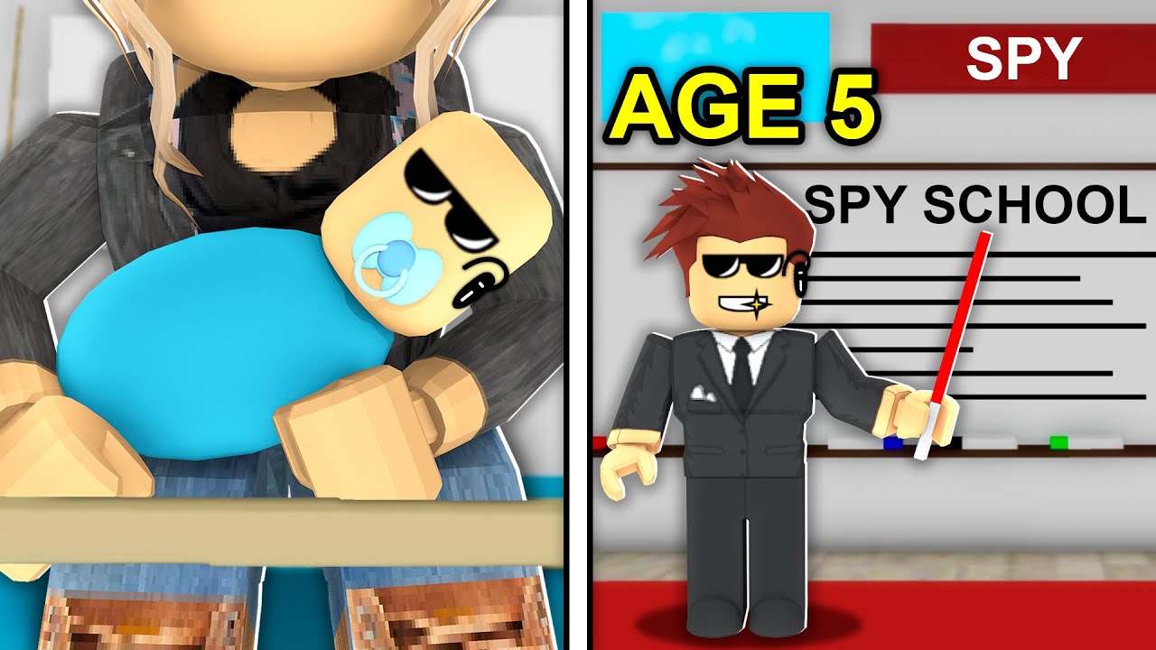 CHILD Born Into SECRET SPY.. (Roblox)