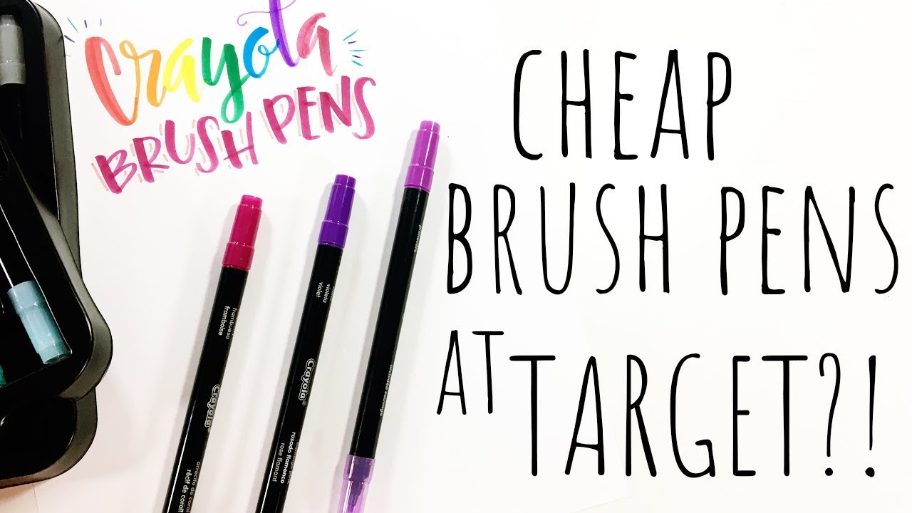 Crayola Brush And Detail Markers | Review | Vlogmas 2017