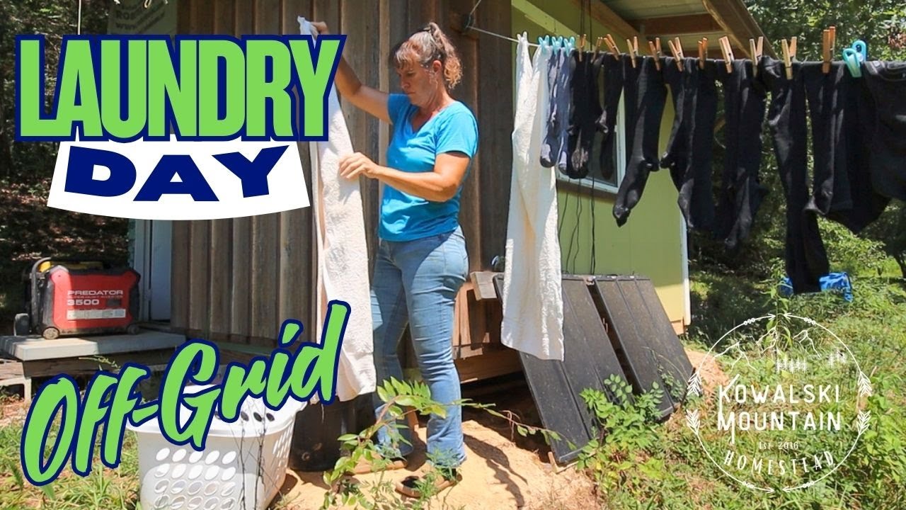 How We Do Laundry Off-Grid (It's NOT What You Think!)