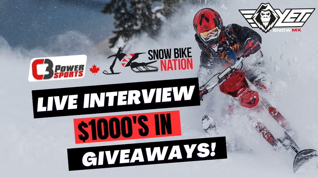 C3 PowerSports - Yeti SnowMX Live Q/A + MASSIVE Giveaway - $1000's!