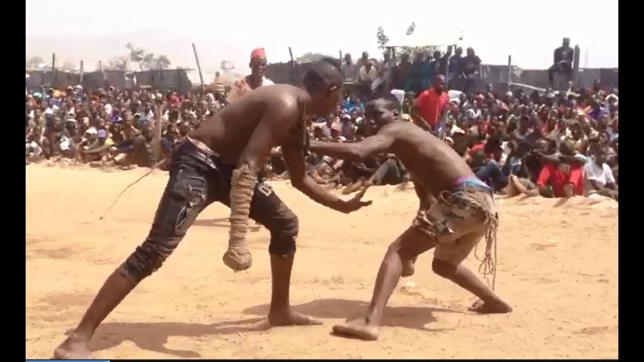 Shagon Mada da Dogon Bunza a damben ajon Ashiru Horo a Abuja