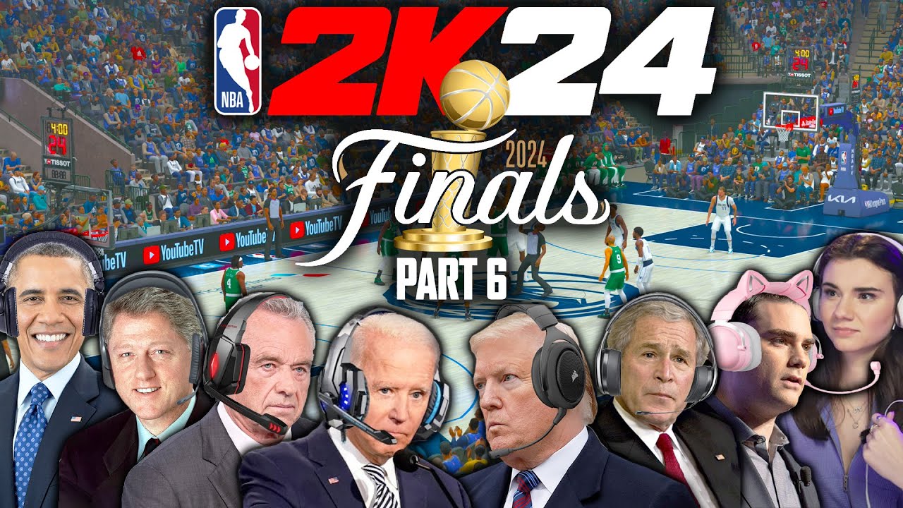 Президенты США играют в NBA 2K24 — СПЕЦИАЛЬНЫЙ ВЫПУСК ПО ФИНАЛАМ НБА (часть 6)