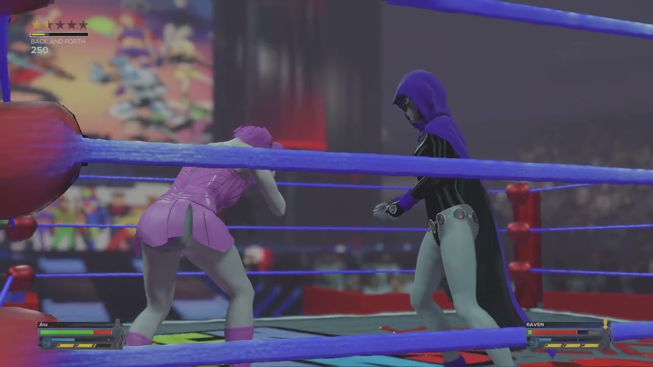 WWE 2K24: Jinx Vs Raven (Low blow match)