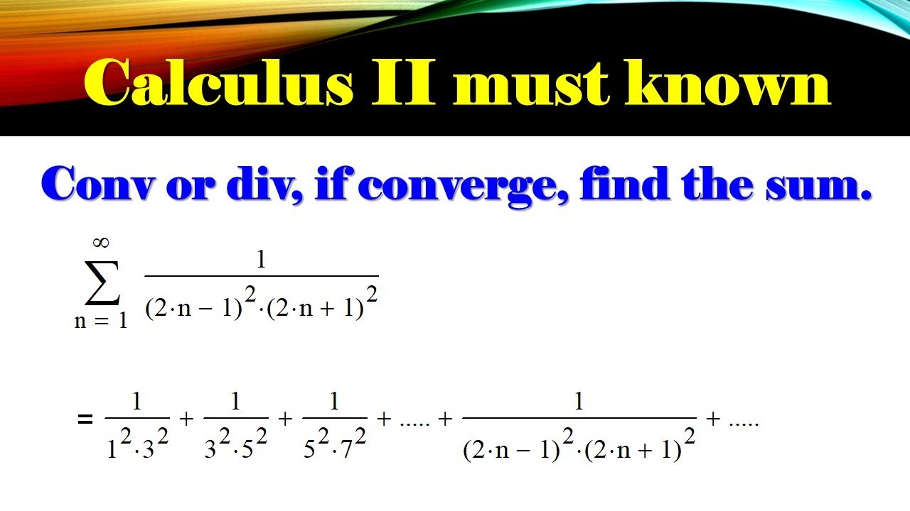 Clip 1879 : 12 Calculus II must known