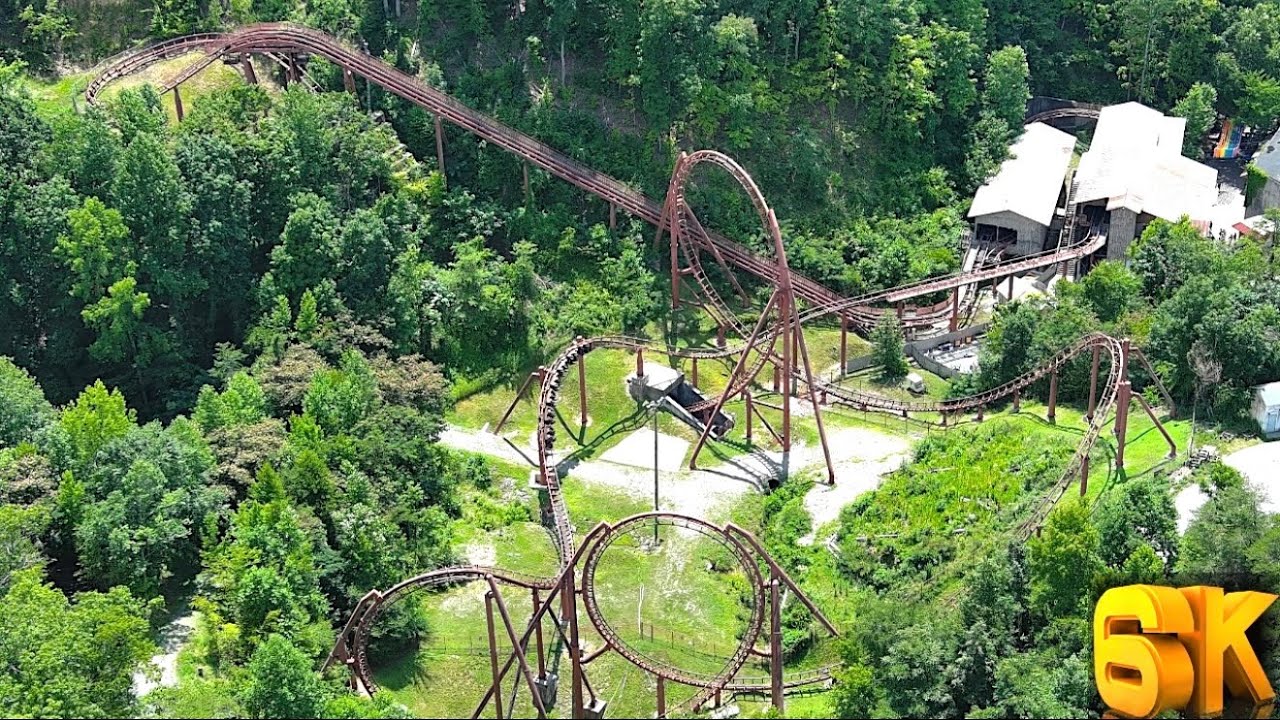 Tennessee Tornado Drone Footage 6K Dollywood Tennessee 
