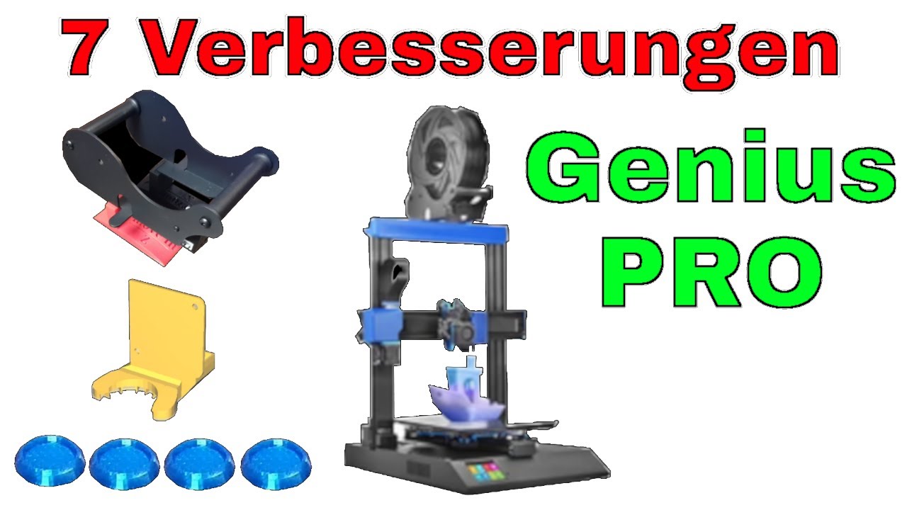 Artillery Genius PRO - meine Verbesserungen und Modifikationen