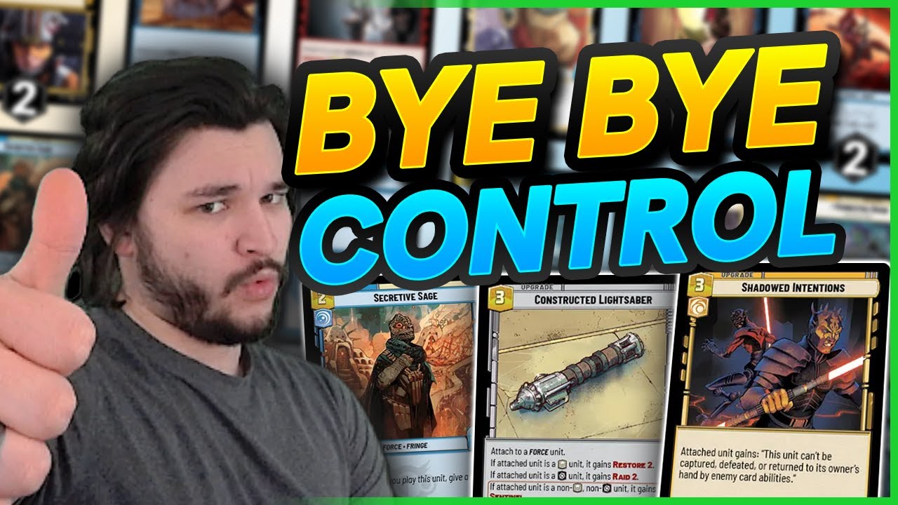 Making CONTROL SUFFER With UPGRADE Chirrut! | Star Wars Unlimited