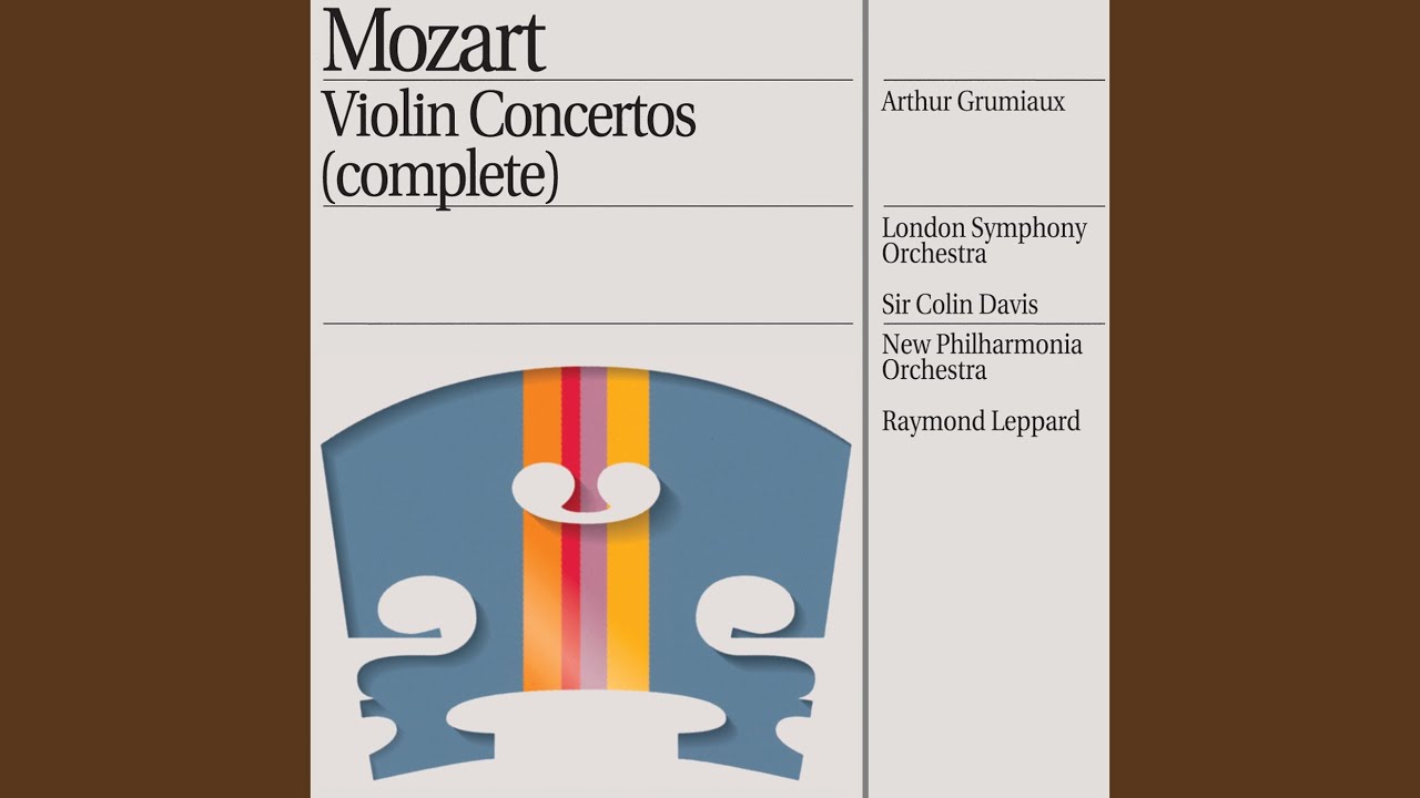 Mozart: Violin Concerto No. 3 in G Major, K. 216: I. Allegro