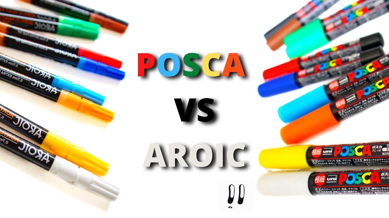 POSCA PENS vs AROIC PENS | Cheaper Alternative to Posca Paint Pens