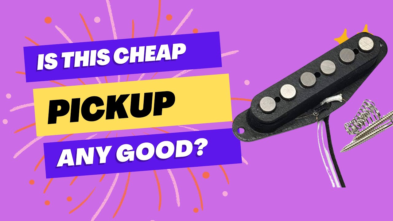 Artecsound Tele Neck Pickup: Cheap Alnico V with Large Pole Pieces