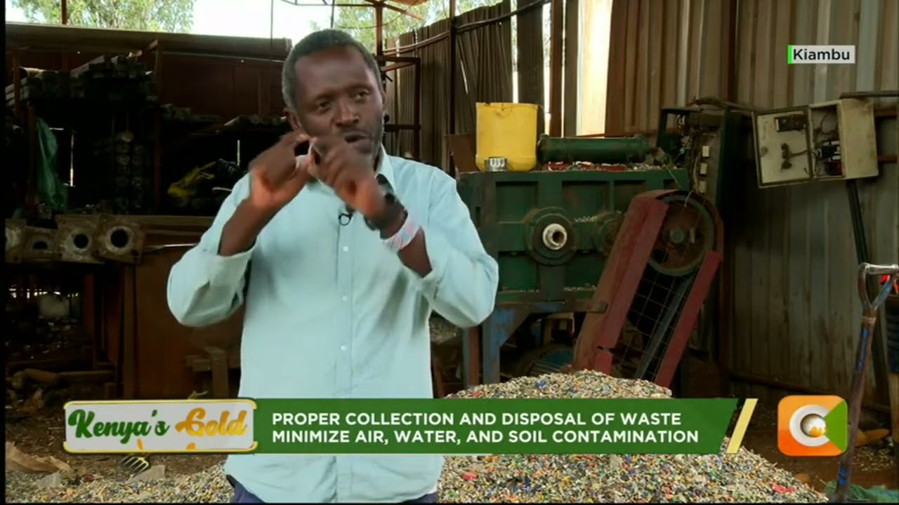Kenya's Gold | How to use plastic waste to manufacture plastic poles (Part 1)
