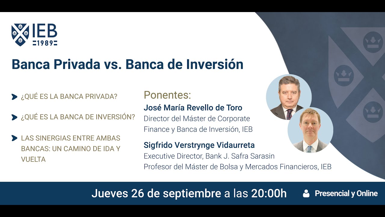 Banca Privada vs Banca de Inversión