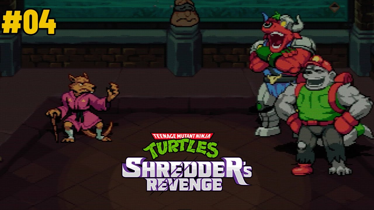 TMNT Shredder's Revenge [PS5] - Walkthrough Gameplay Part 4 - No Commentary (4K 60FPS) | Free Use)