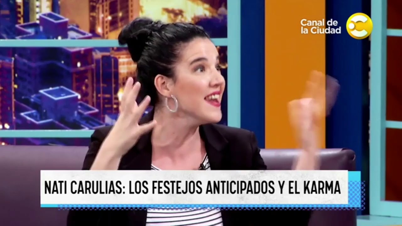 Natalia Carulias  -  Cuando te apuras a festejar  #ListoElPollo