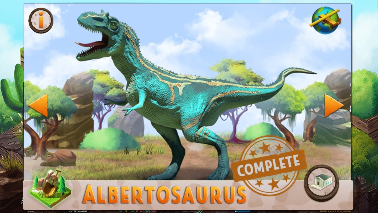 DINO DAN  : DINO DIGSITE - ALBERTOSAURUS -  North America