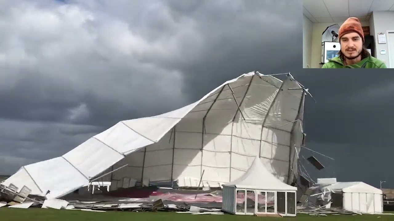 Reacting To Event Tents Flying Away In The Wind