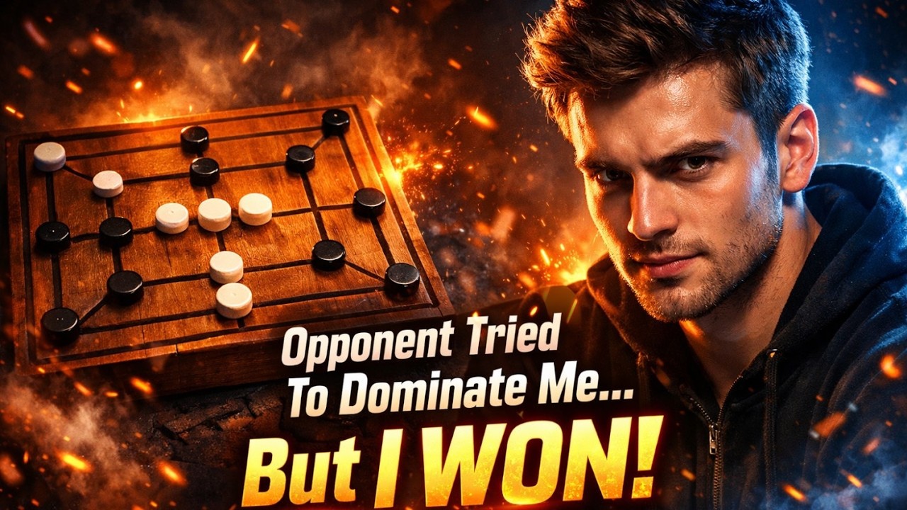 Opponent try to Dominate Me But i Won?|Nine Men Morris