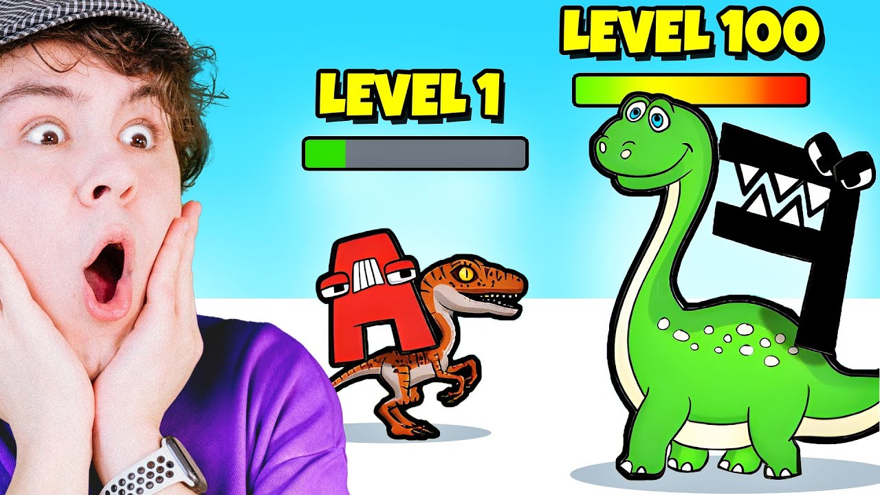ENTWICKLE DINOS mit ALPHABET BUCHSTABEN?!