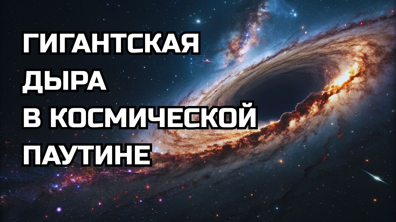 Войд Волопаса — гигантская дыра в космической паутине