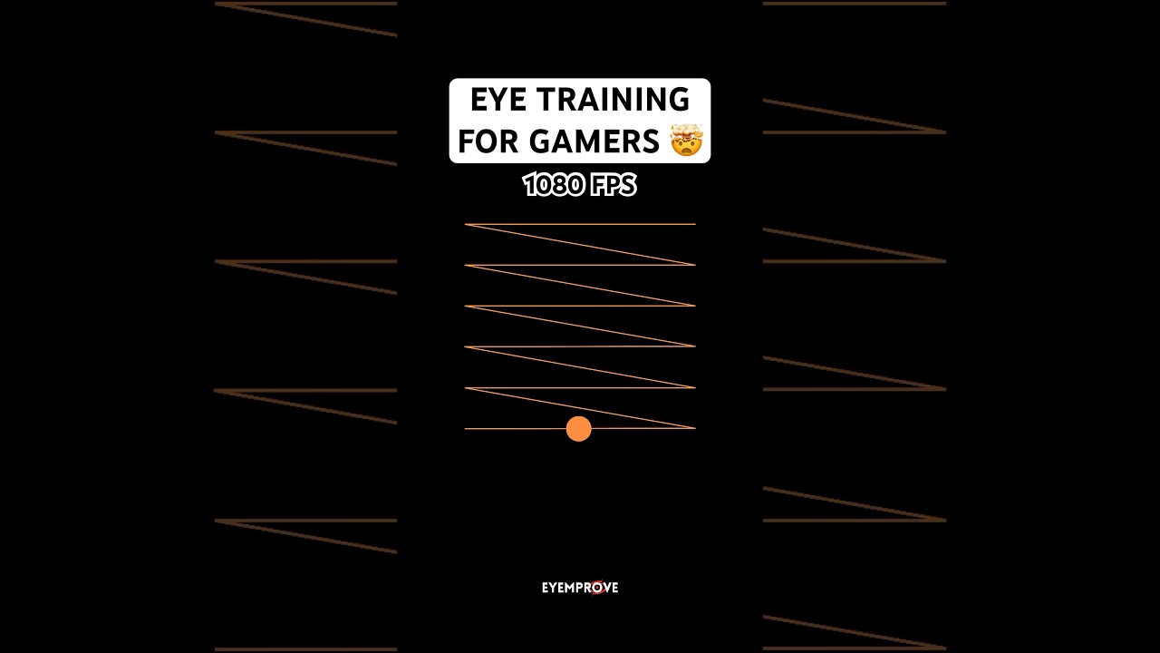 Get Better Aim with this 1080 FPS Eye Training #gaming #shorts #gamer