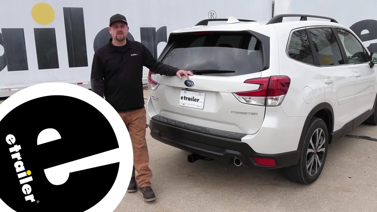 etrailer | DIY Install: Curt Trailer Hitch Receiver on your 2021 Subaru Forester