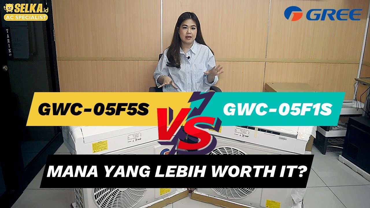 BAGUSAN MANA? AC SPLIT INVERTER GREE GWC-05F5S  DAN GWC-05F1S  1/2 PK - CICI BANDINGKAN #17