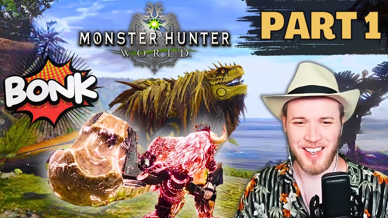 My First Time Playing Monster Hunter EVER 😁 Let's Play Monster Hunter World Pt. 1 (Road to MH Wilds)
