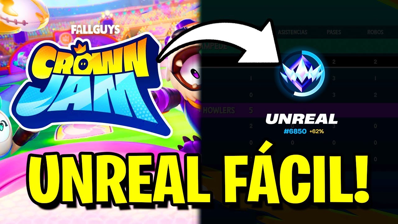 LA MEJOR GUIA PARA SUBIR A UNREAL FACIL EN CROWN JAM FORTNITE!! (Mochila Balón Corona)...!!