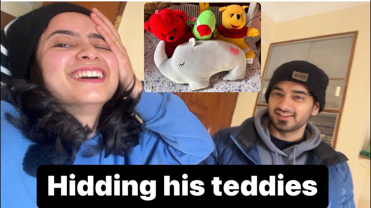 I Hid his TEDDIES in the house😆II RIDDLE CHALLENGE