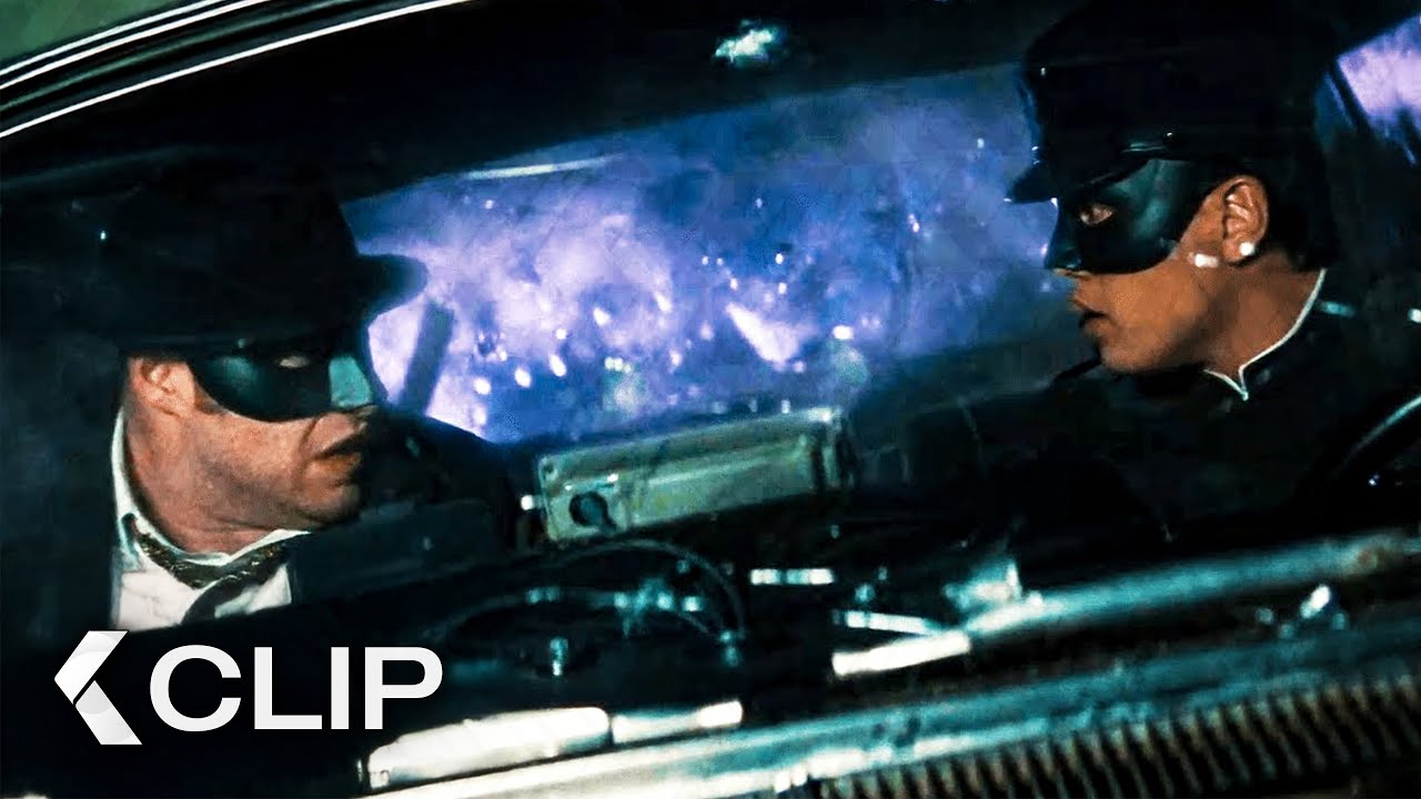 Una Batalla Explosiva en la Sede del Periódico - EL AVISPÓN VERDE Clip (2011) Seth Rogen