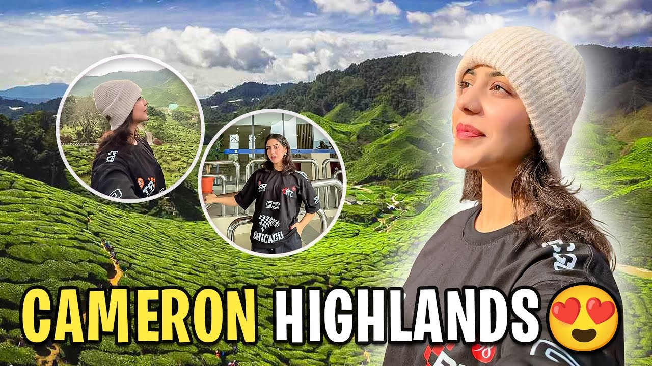 Visited Famous Tea Valley In Cameron Highlands 🤩❤️| Tez Barish Mein Bheeg Gye😖| Nabila Nisar
