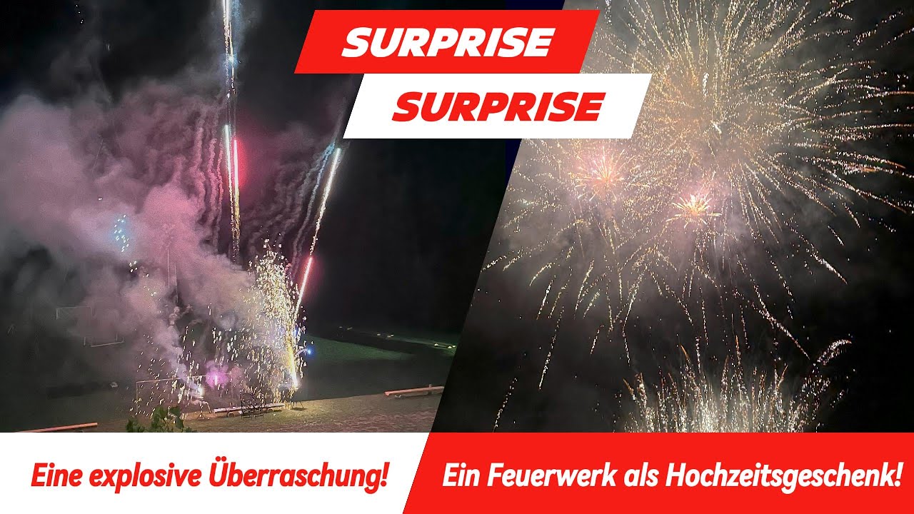 PYRO Überraschung /// Hochzeitsfeuerwerk