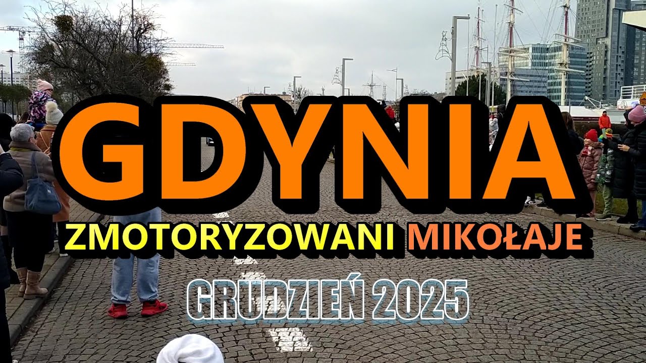 Gdynia - grudzień 2025 r. Zmotoryzowani Mikołaje.