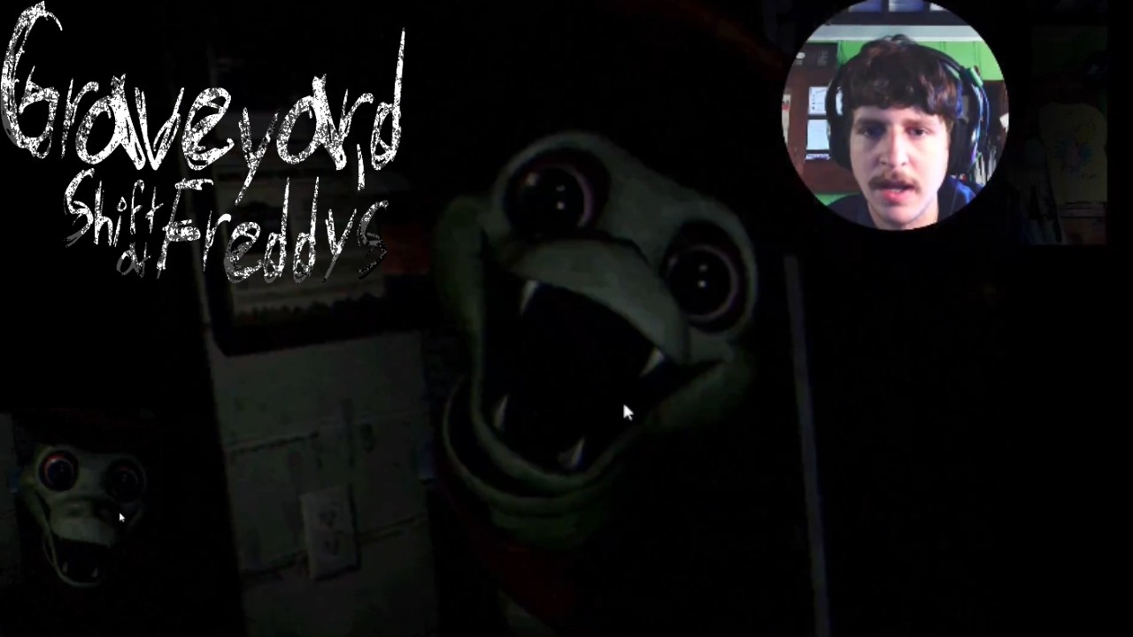 This Game Is Getting Mad Difficult-Graveyard Shift At Freddy's Shift 4
