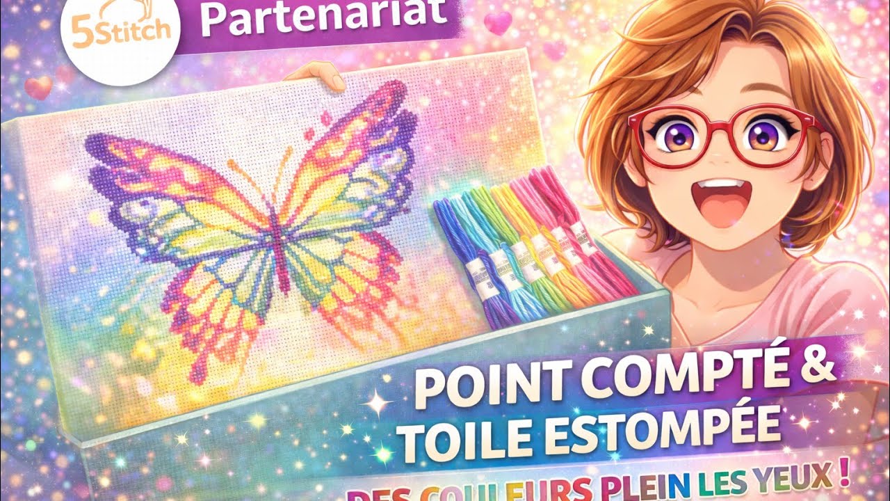 Nouveau partenariat 5Stitch 🌸 – Des couleurs plein les yeux @123Stitchdotcom 