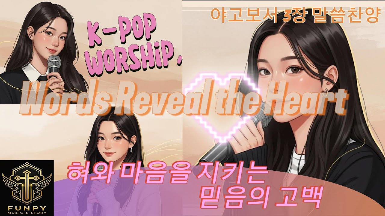 [#말씀찬양]야고보서 3장#1 말보다 먼저 (Words Reveal the Heart) ｜혀와 마음을 지키는 믿음의 고백, 케이팝 워십, 말은 마음을 드러낸다