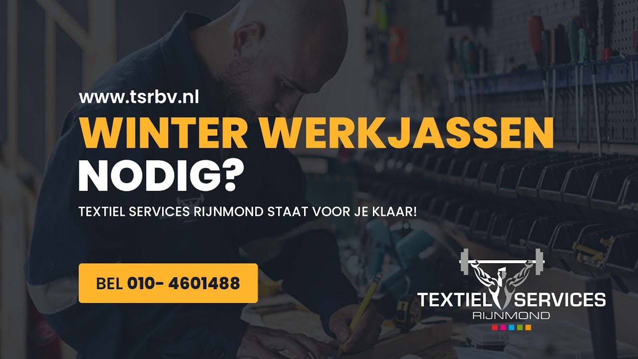 Winter werkjassen nodig? Textiel Services RIjnmond staat voor je klaar.