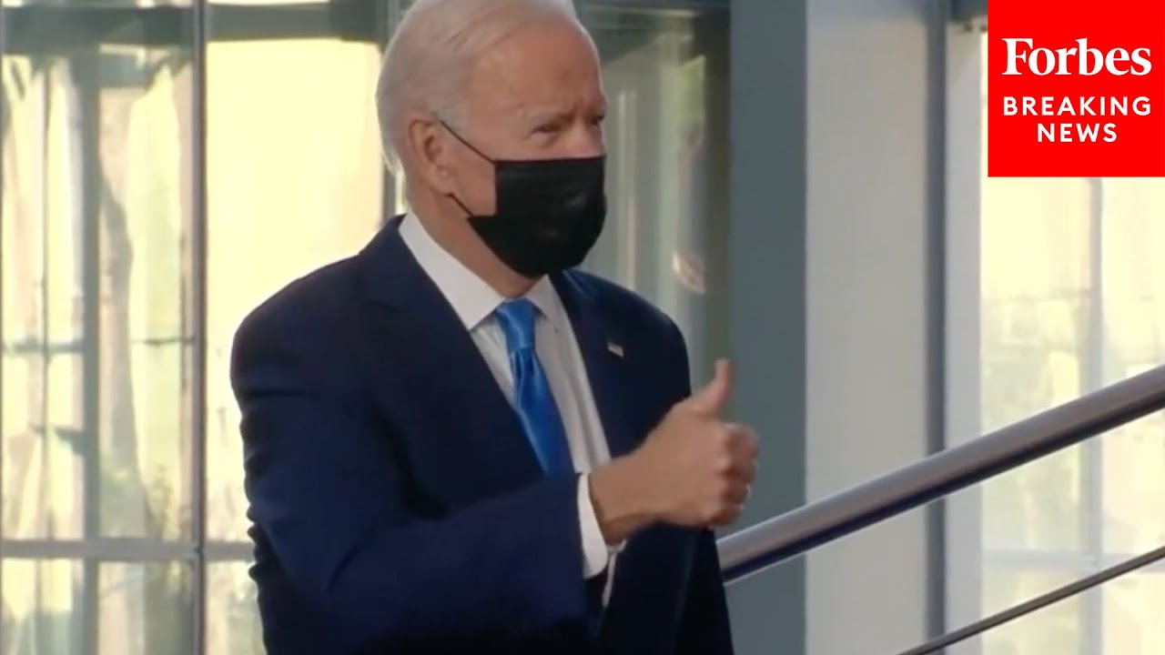 President Biden Gives World Leaders A Thumbs Up At G20 Summit In Rome, Italy