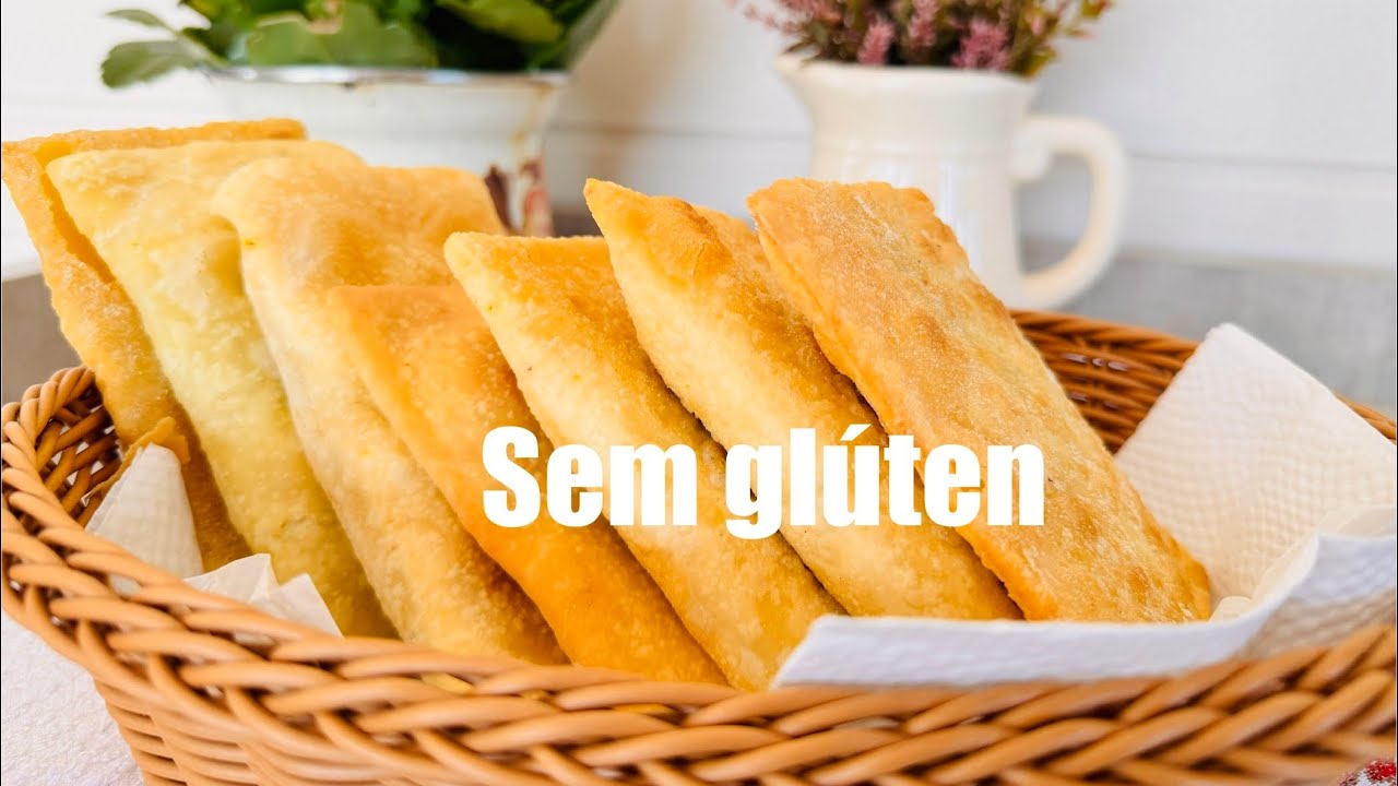 Pastel SEM GLÚTEN fácil rápido e gostoso Receita sem trigo #pastel #receitas #youtube 