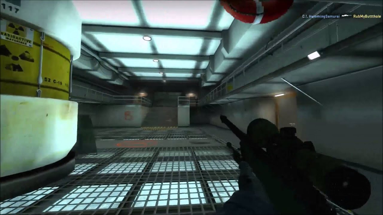 CounterStrike CS:Go Clutch With AWP 1 vs 5
